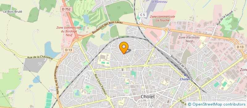 localisation de l'entreprise MADAME LYDIA HERAULT à CHOLET