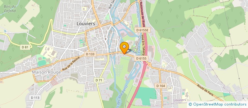 localisation de l'entreprise MADAME LYDIA HEUGEBAERT à LOUVIERS
