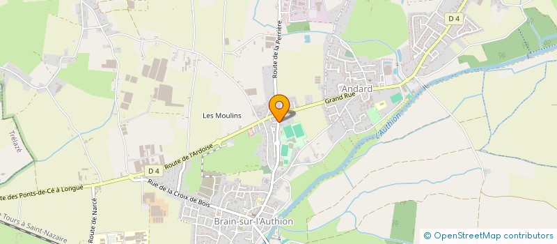 localisation de l'entreprise MADAME LYDIA JAUDOUIN à LOIRE-AUTHION