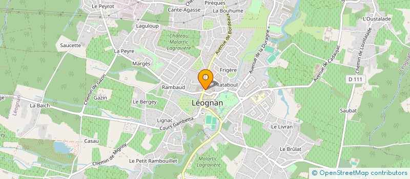 localisation de l'entreprise MADAME LYDIA JAUREGUI à LEOGNAN