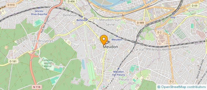 localisation de l'entreprise MADAME LYDIA KHRIPOUCHINE à MEUDON