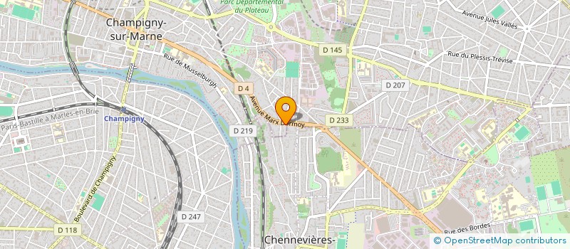 localisation de l'entreprise MADAME LYDIA LABIDI à CHAMPIGNY-SUR-MARNE