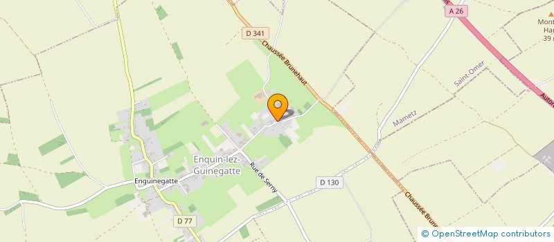 localisation de l'entreprise MADAME LYDIA LAVOGIEZ  ENQUIN-LEZ-GUINEGATTE