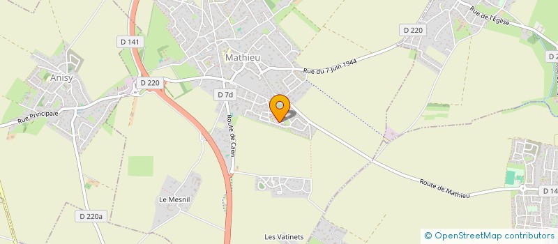 localisation de l'entreprise MADAME LYDIA LE MARCHAND  MATHIEU