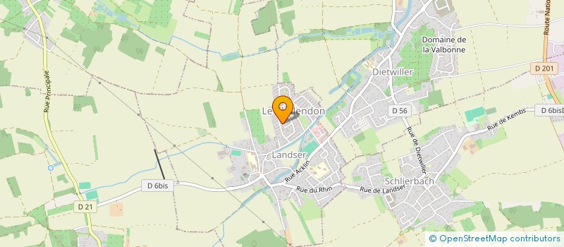 localisation de l'entreprise MADAME LYDIA LECLERE  LANDSER