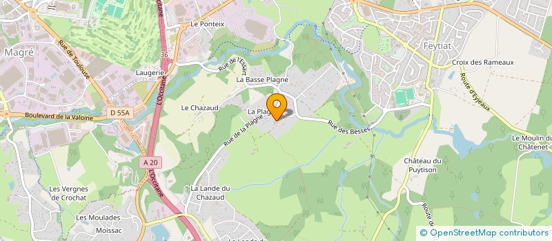 localisation de l'entreprise MADAME LYDIA LETANG  FEYTIAT