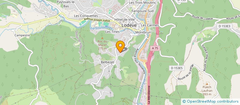 localisation de l'entreprise MADAME LYDIA LIMOGES à LODEVE