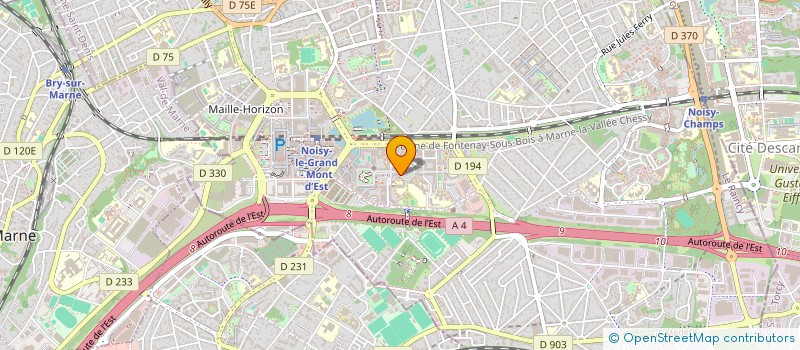 localisation de l'entreprise MADAME LYDIA LIU  NOISY-LE-GRAND