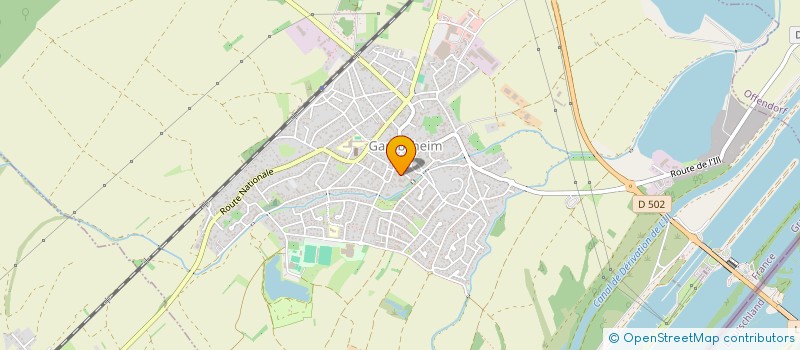 localisation de l'entreprise MADAME LYDIA MACHEFEL  GAMBSHEIM