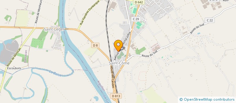 localisation de l'entreprise MADAME LYDIA MAISONNAVE  AIGUILLON