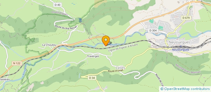 localisation de l'entreprise MADAME LYDIA MANOUVRIER à NEUSSARGUES EN PINATELLE