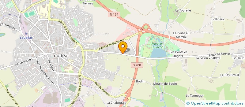 localisation de l'entreprise MADAME LYDIA MARIE à LOUDEAC