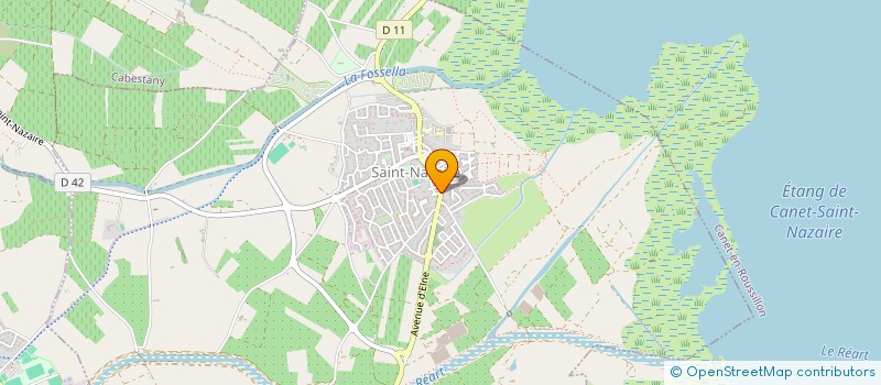 localisation de l'entreprise MADAME LYDIA MARTINEZ  SAINT-NAZAIRE