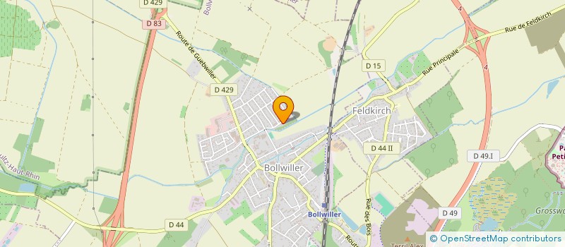 localisation de l'entreprise MADAME LYDIA MARZANO  BOLLWILLER