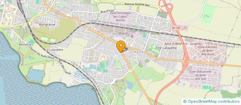 localisation de l'entreprise MADAME LYDIA MASSIQUOT  AYTRE