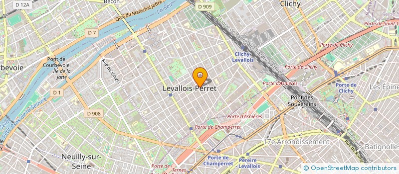 localisation de l'entreprise MADAME LYDIA MEROUL à LEVALLOIS-PERRET