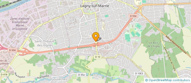 localisation de l'entreprise MADAME LYDIA MIGLIARINA  LAGNY-SUR-MARNE