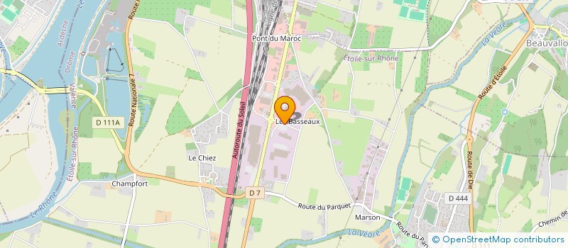 localisation de l'entreprise MADAME LYDIA MOINIER  ETOILE-SUR-RHONE