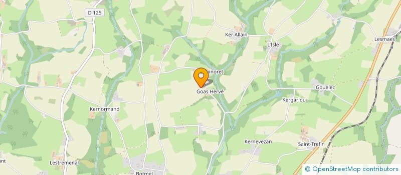 localisation de l'entreprise MADAME LYDIA MOREAU  CALLAC