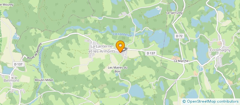 localisation de l'entreprise MADAME LYDIA NOEL  LA LANTERNE-ET-LES-ARMONTS