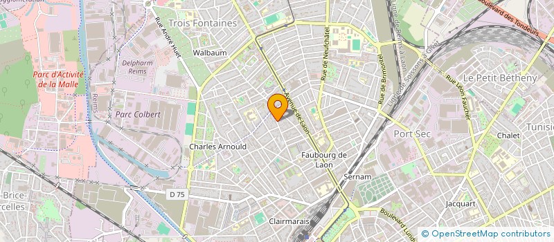 localisation de l'entreprise MADAME LYDIA NZUZI KISONGA  REIMS