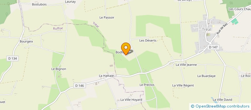 localisation de l'entreprise MADAME LYDIA ONILLON  TREAL