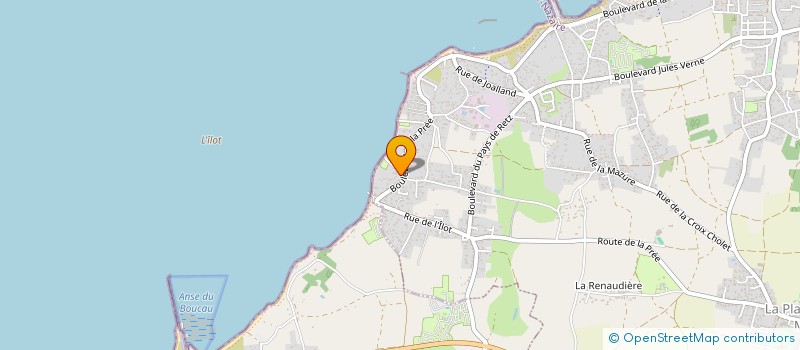 localisation de l'entreprise MADAME LYDIA ORDRONNEAU à LA PLAINE-SUR-MER