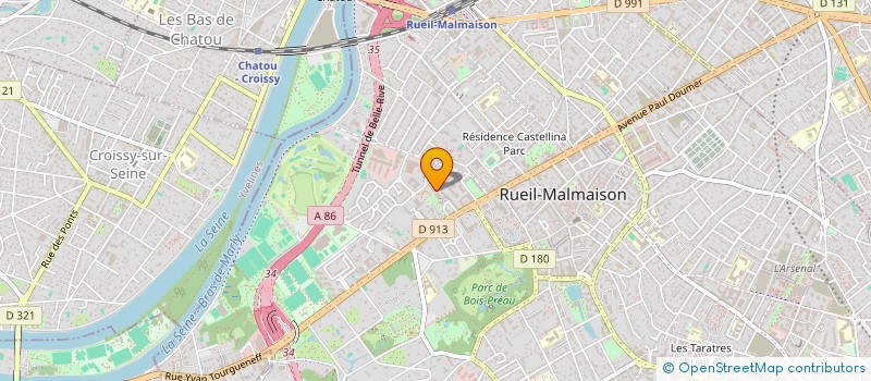 localisation de l'entreprise MADAME LYDIA OULD AMROUCHE  RUEIL-MALMAISON