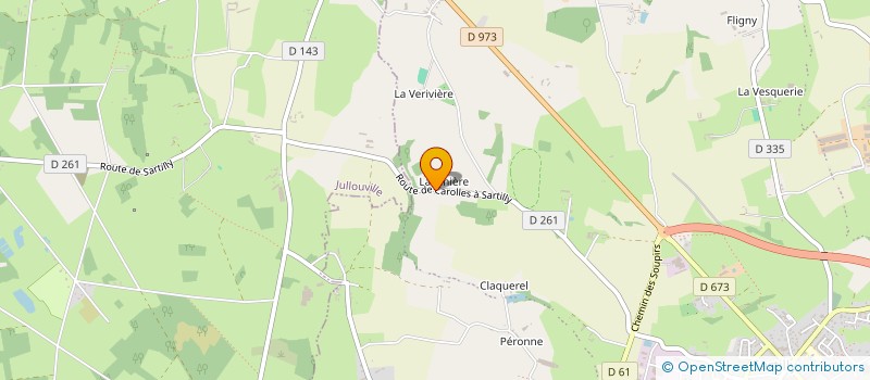 localisation de l'entreprise MADAME LYDIA PAINBLANC  SARTILLY-BAIE-BOCAGE