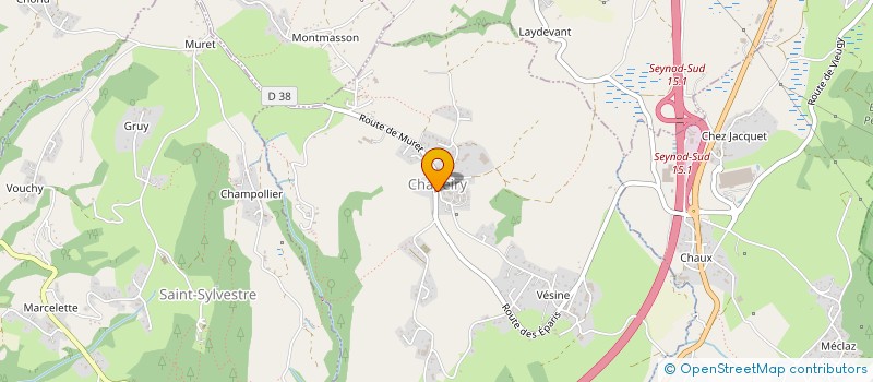 localisation de l'entreprise MADAME LYDIA PARISOT  CHAPEIRY