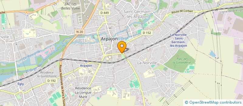localisation de l'entreprise MADAME LYDIA PELOUZE à ARPAJON