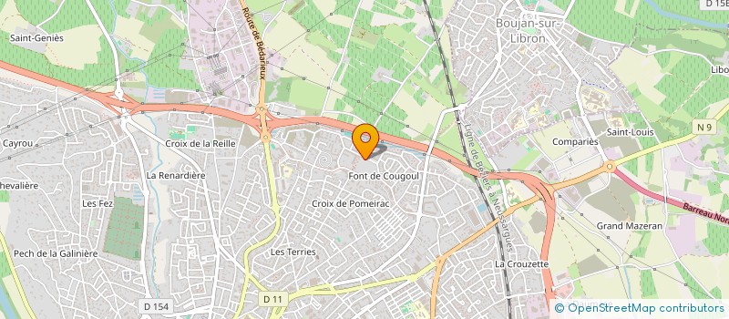 localisation de l'entreprise MADAME LYDIA PERREUR à BEZIERS