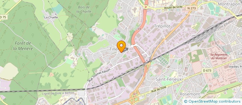 localisation de l'entreprise MADAME LYDIA PETETIN  BESANCON