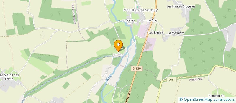 localisation de l'entreprise MADAME LYDIA PETREMENT  NEAUFLES-AUVERGNY