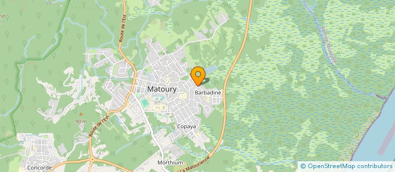 localisation de l'entreprise MADAME LYDIA PHILIP à MATOURY