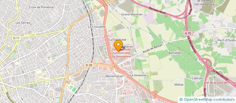 localisation de l'entreprise MADAME LYDIA PIERRON à BEZIERS