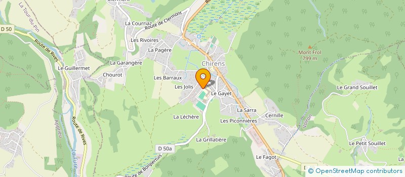 localisation de l'entreprise MADAME LYDIA PRATTICO  CHIRENS