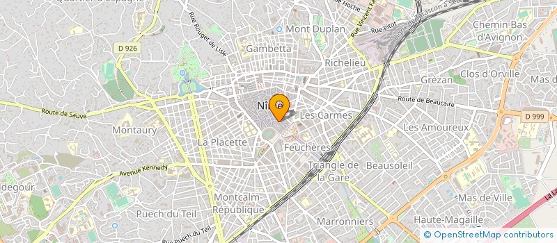 localisation de l'entreprise MADAME LYDIA REVERT à NIMES