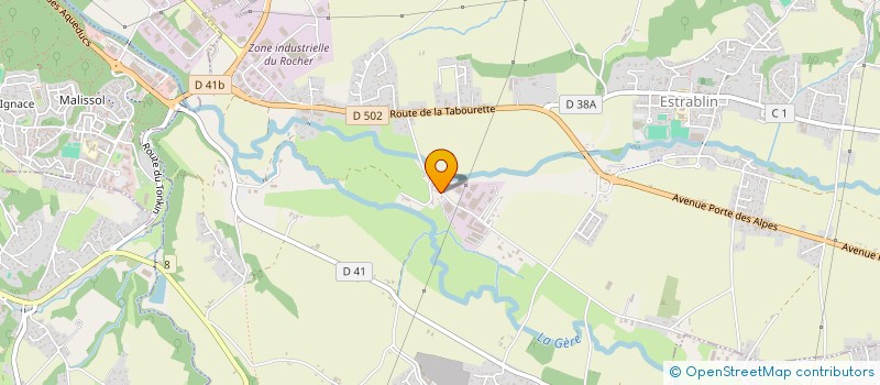 localisation de l'entreprise MADAME LYDIA RICHARD  ESTRABLIN