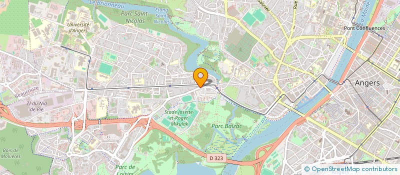 localisation de l'entreprise MADAME LYDIA ROBERT  ANGERS