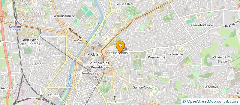 localisation de l'entreprise MADAME LYDIA ROCHEGUDE  LE MANS