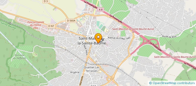 localisation de l'entreprise MADAME LYDIA ROMOLI à SAINT-MAXIMIN-LA-SAINTE-BAUME