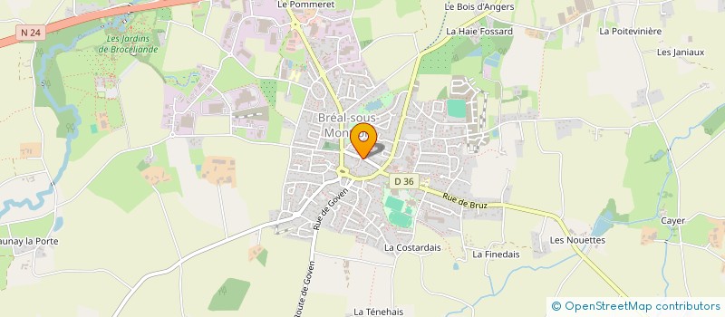 localisation de l'entreprise MADAME LYDIA RONCALLI  MORDELLES