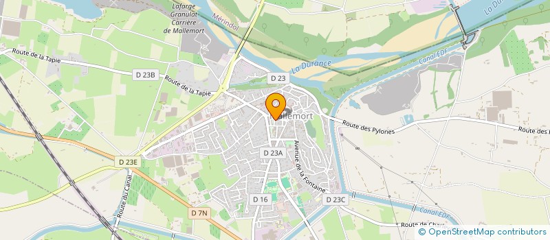 localisation de l'entreprise MADAME LYDIA ROUSSEAU  MALLEMORT