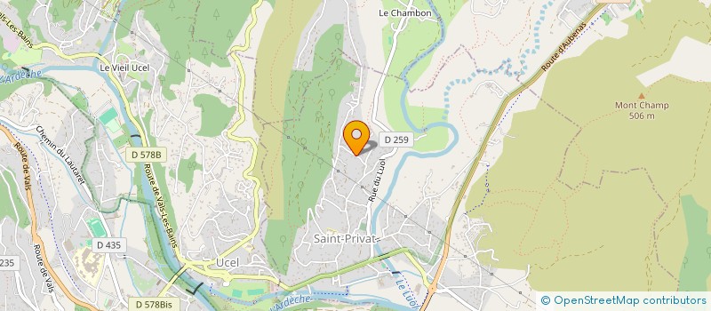 localisation de l'entreprise MADAME LYDIA SALEMI  SAINT-PRIVAT