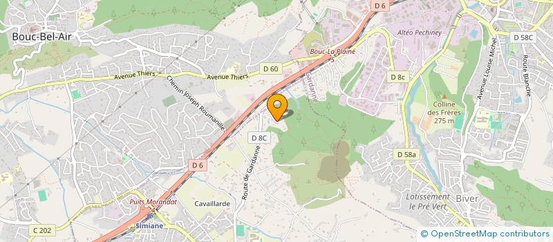 localisation de l'entreprise MADAME LYDIA SAMPIETRO  SIMIANE-COLLONGUE