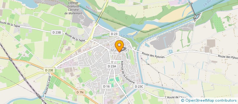 localisation de l'entreprise MADAME LYDIA SANZ  MALLEMORT