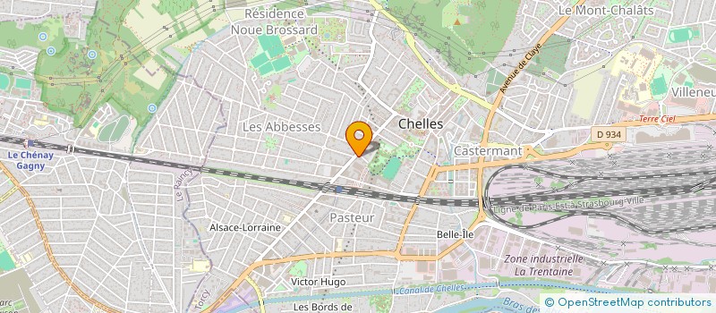 localisation de l'entreprise MADAME LYDIA SAOUDI  CHELLES