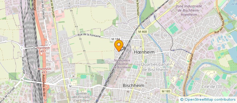 localisation de l'entreprise MADAME LYDIA SCHNEIDER à HŒNHEIM