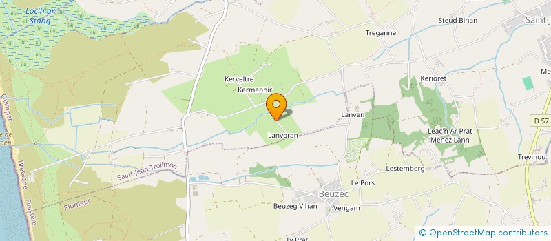 localisation de l'entreprise MADAME LYDIA SCUDERI  PLOMEUR